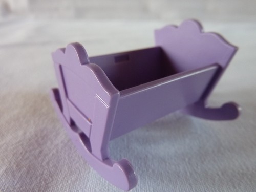 Playmobil berceau mauve lit - mauve,